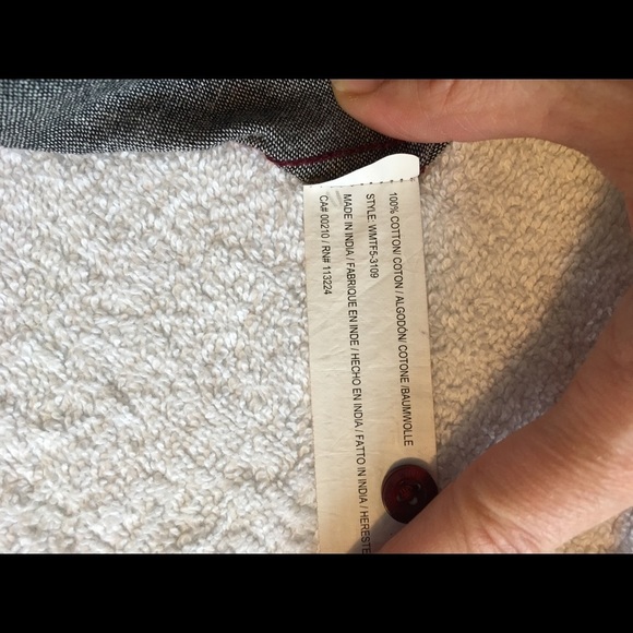 Men's medium William Rast button up shirt Justin Timberlake red wine color - Picture 12 of 13